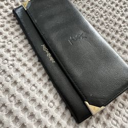 Yves Saint Lauren Black Vintage Wallet 