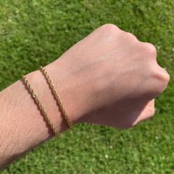3mm Rope Link Bracelet Men’s Women’s