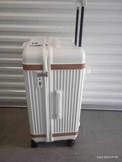 New checked 28 inches luggage with cup holder and USB Port