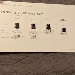 Visual Comfort Entra CL 3” LED Assembly 