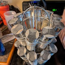 Spice Rack with Spices