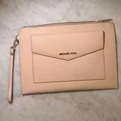 Michael Kors Clutch Blush Pink Envelope