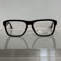 Prada Vpr04SF Matte Brown Acetate Men’s Eyeglasses 55mm