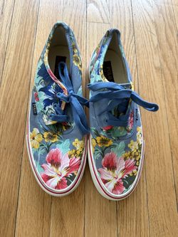 Men’s Size 11 Floral Polo Shoes