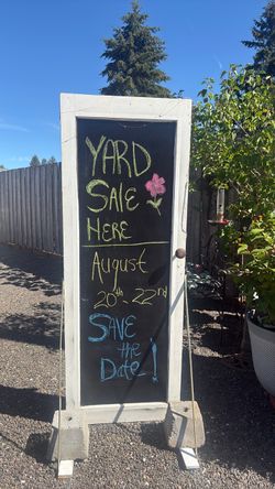 My annual yard sale!! Starts tomorrow!!