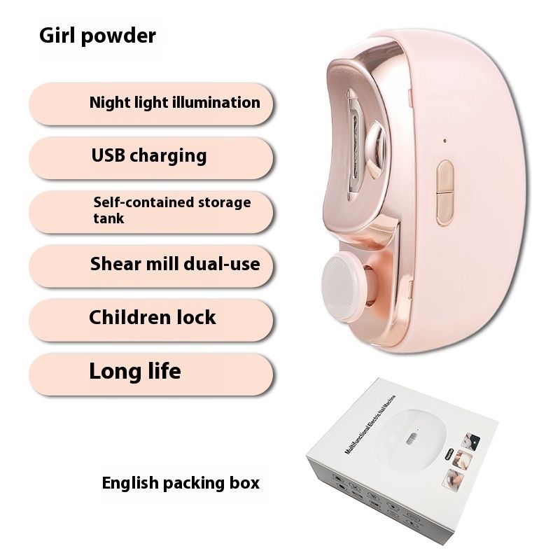Nail polisher electric nail clippers children and adults anti-pinch nail clippers automatic nail clippers multi-function nail grinder,automatic na