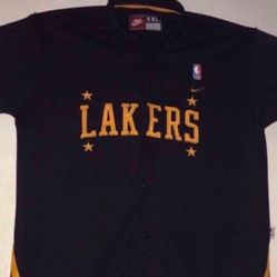 Original Lakers Vintage warming up/ Shooting shirt Great conversation piece Worth over $300