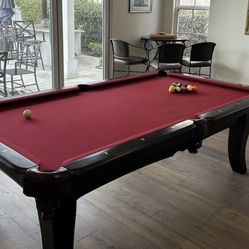 Elegant Modern Pool Table 8’ (Free Delivery & Pro Setup)
