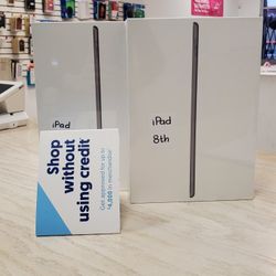Apple iPad 8th Gen LTE + WIFI Brand New - $1 DOWN TODAY, NO CREDIT NEEDED - WARRANTY INCLUDED