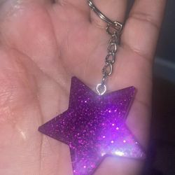 Star Resin keychain 