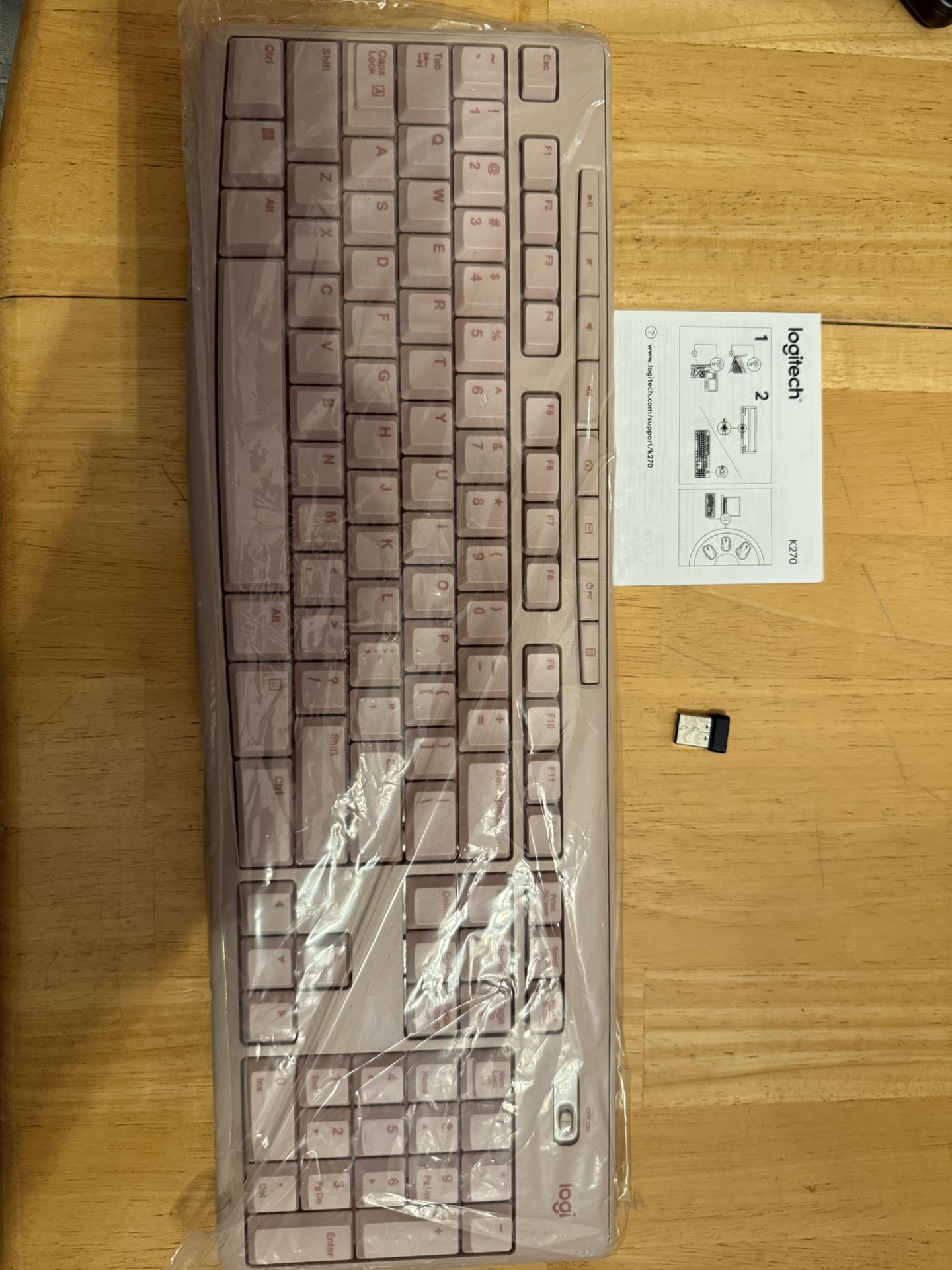 Logitech K270 Wireless Keyboard For Windows, 2.4 GHz Wireless