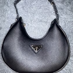 Black Popular Leather Purse Used