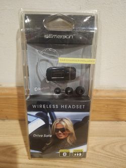 BRAND NEW EMERSON BLUETOOTH WIRELESS HEADSET
