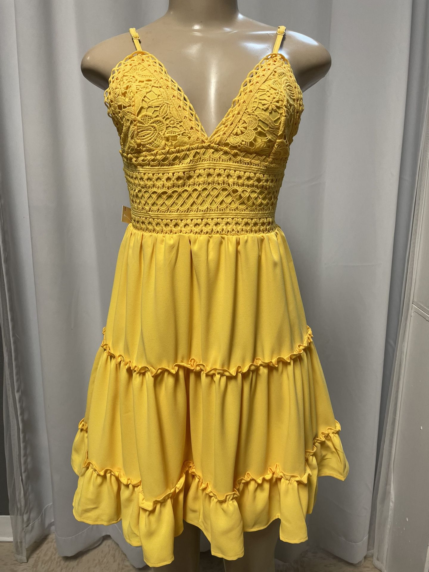 Beautiful Yellow  Spring/Summer Dress