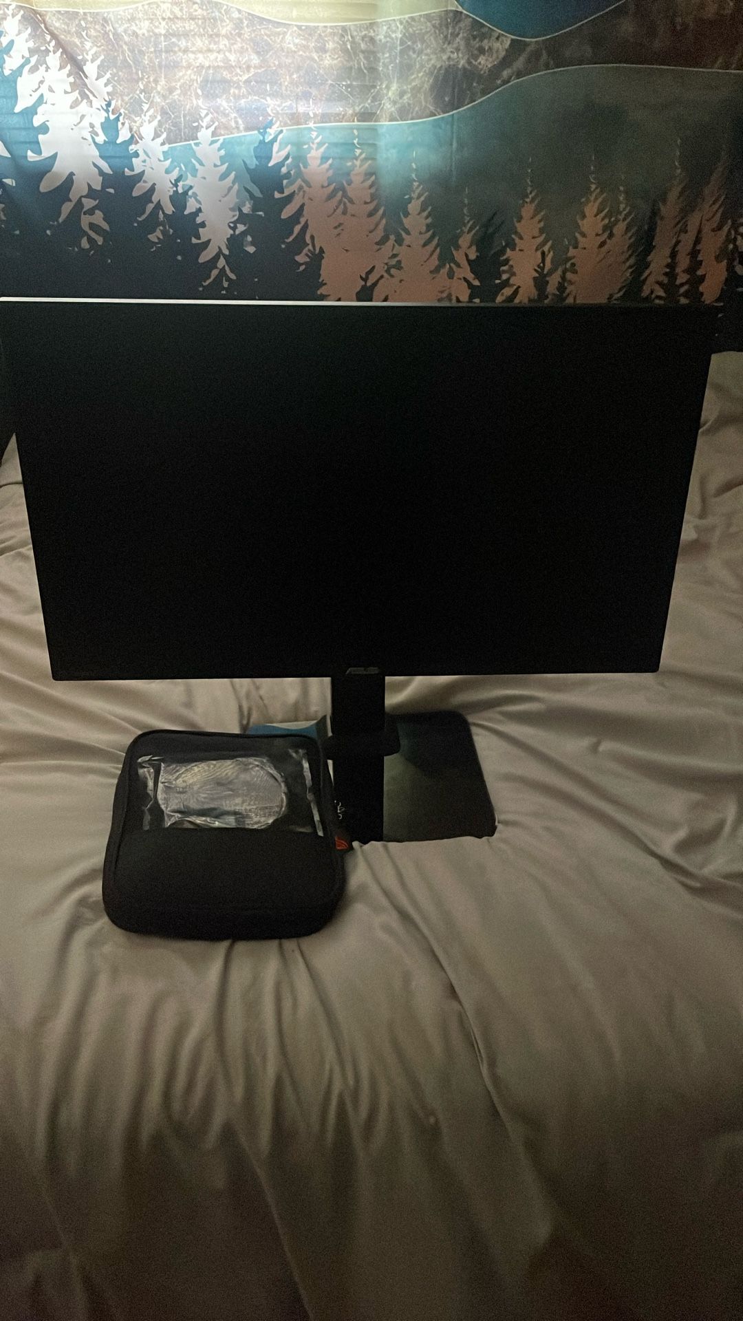 ASUS TUF 24.5” 280Hz IPS Gaming Monitor + Custom Adjustable Stand + Bag & Cables
