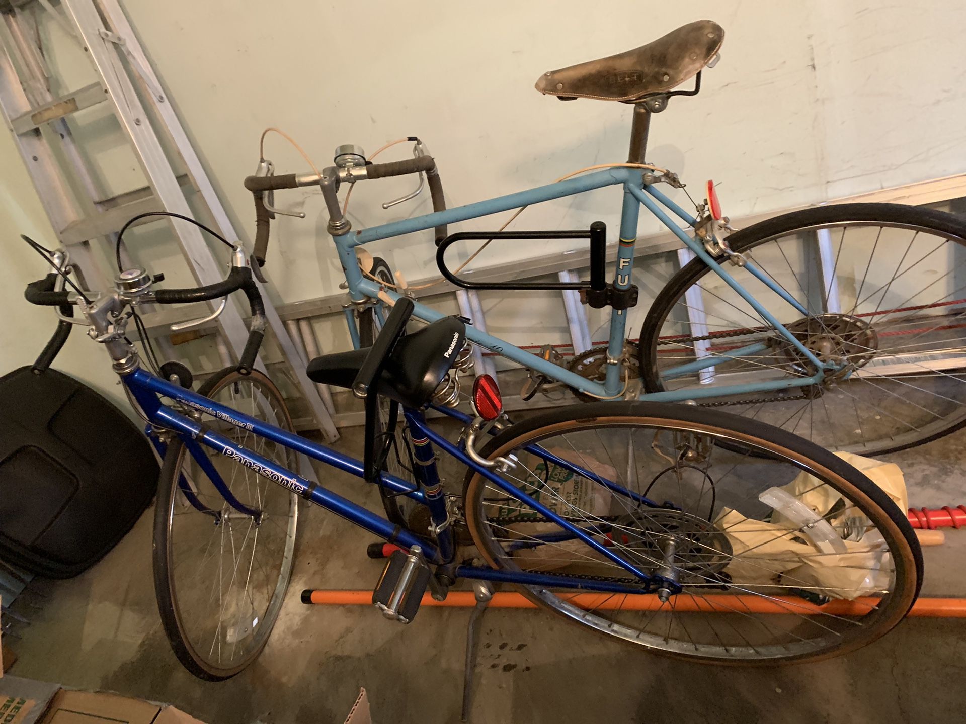 Two bikes - Fuji for man and Panasonic for woman, good condition