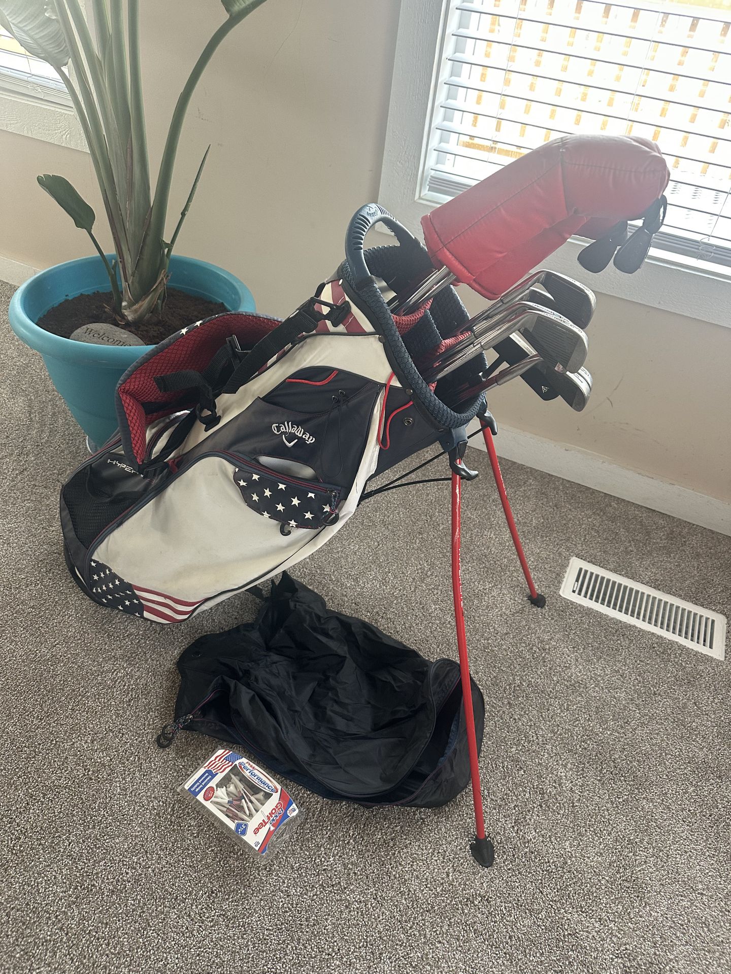 Golf Set Spalding INTEGRA Irons-3,4,5,6,7,8,9,PW, Drivers 5,3,1 DUNLOP Putter, Callaway Bag ๐บ๐ธ