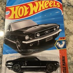 NEW Hot Wheels 67 Ford Mustang Fastback Muscle Mania 3/10 - #189/250 - Black