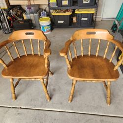 2 Captain Chairs Authentic Furniture Products, Inc