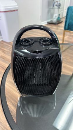 Portable Ceramic Space Heater Black