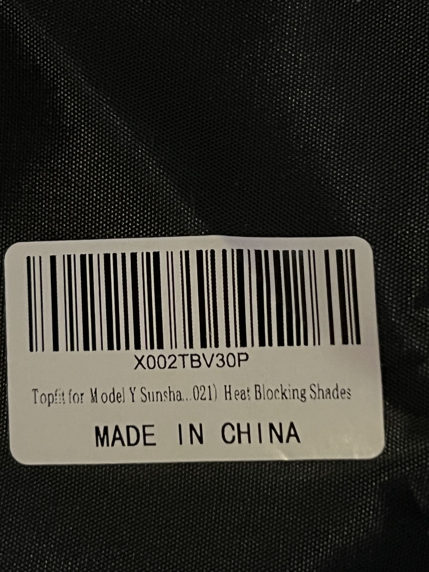 Top Fit Sunshade For Telsa Model Y