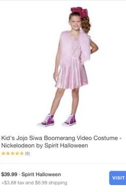 JoJo Siwa dress costume W/Bow