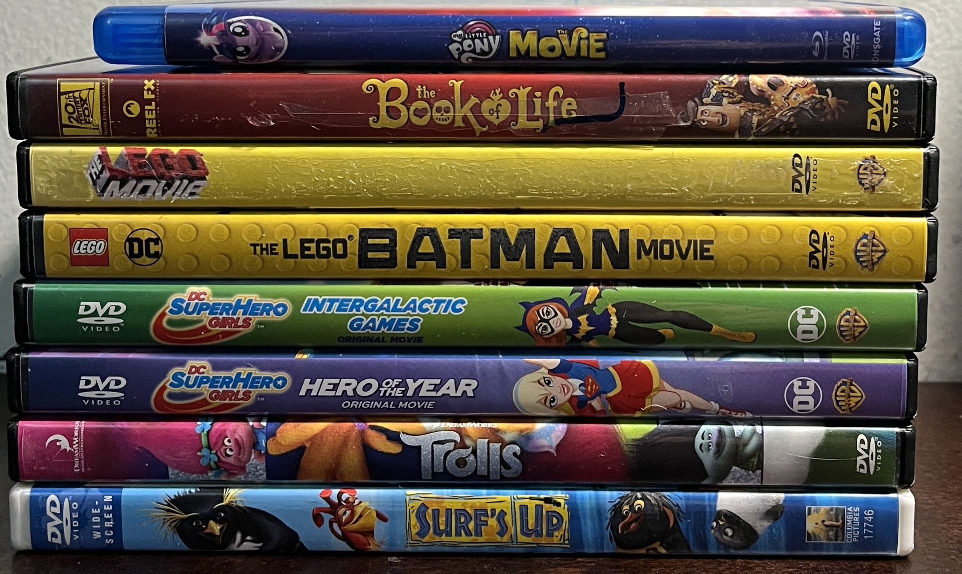 Kid Movies Lot Of 8
