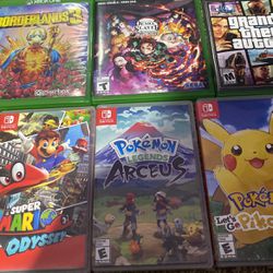 Switch Games And Xbox Games Read Description 