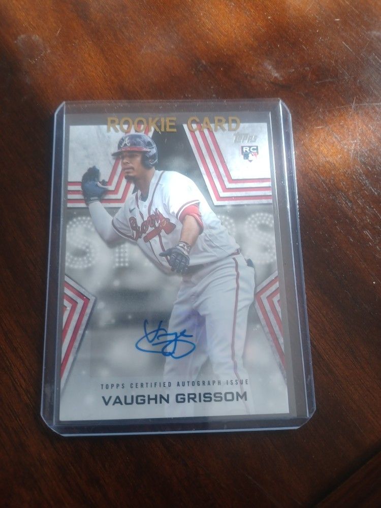 Vaughn Grissom 2023 Rookie Autographs