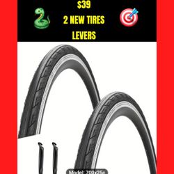 🎯🎯 2 NEW BIKE TIRES