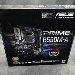 NEW ASUS PRIME B550M-A/CSM AMD Socket AM4 Micro-ATX Gaming Motherboard DDR4