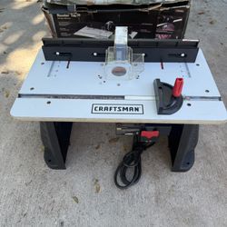 Craftsman router table (excellent condition) just the table