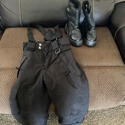 Kids Snow Pants And Boots 