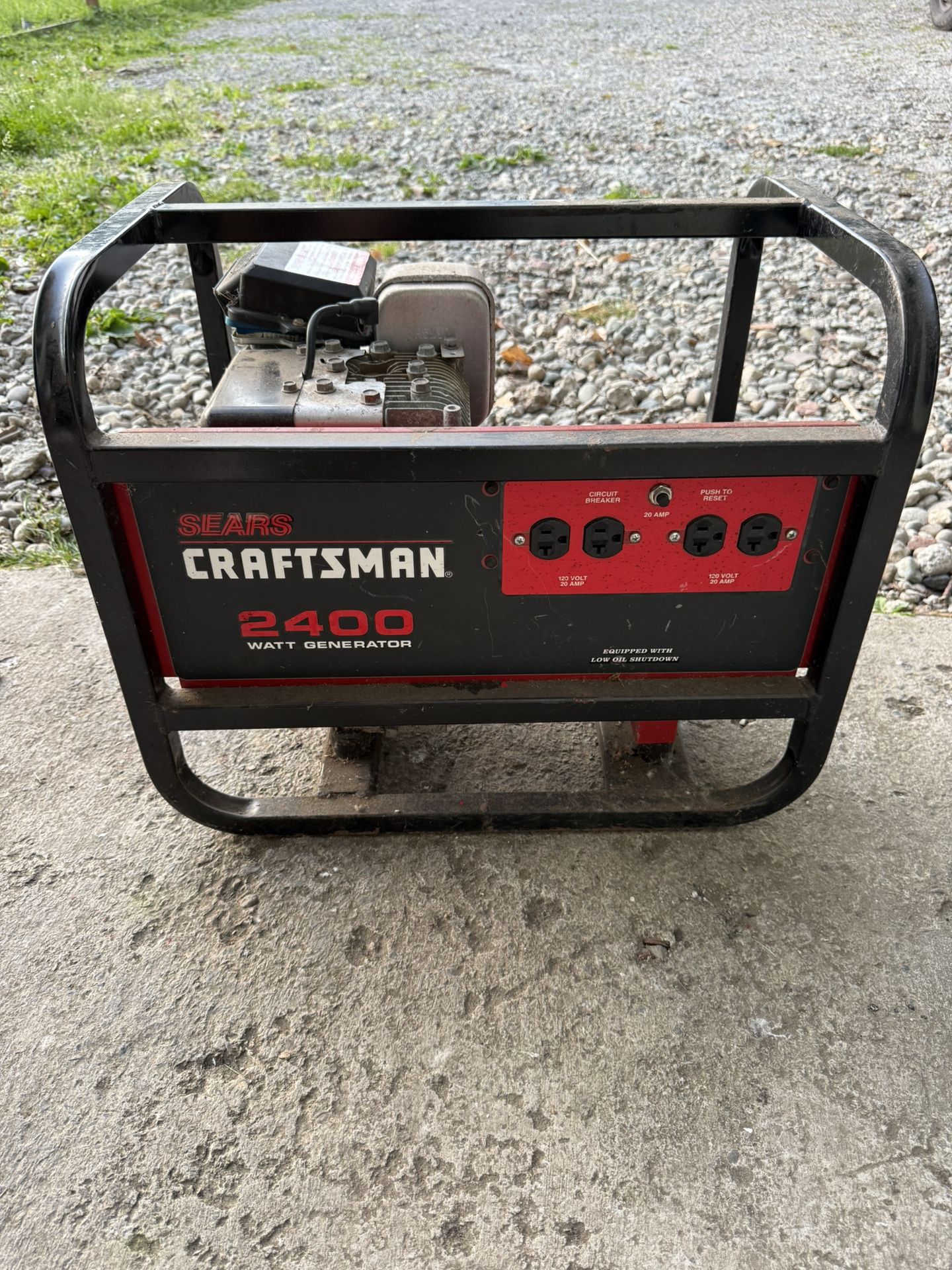 Craftsman generator 2400. Read the descriptions