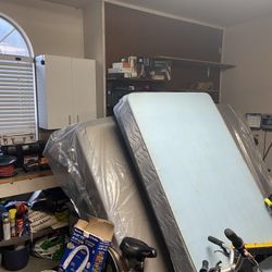 California King Bed  and Box Springs