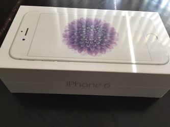iPhone 6 Silver 16 GB unlocked sealed (never opened)