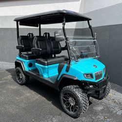 NEW Lifted D5 Maverick ALL SEATS FACE FORWARD Option Loaded Lithium Battery Golf Cart 