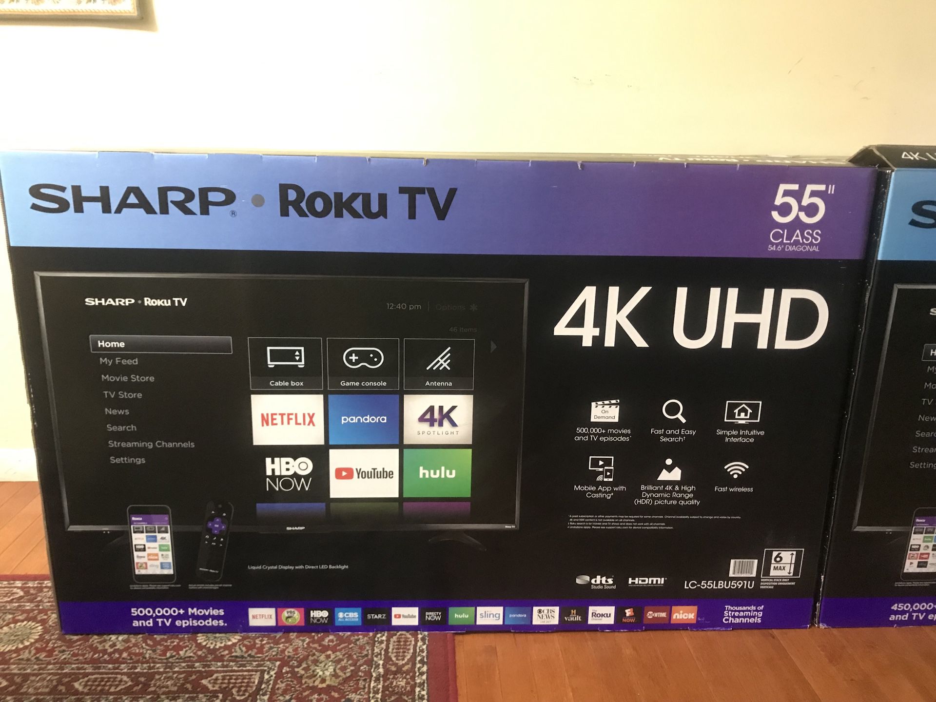 Sharp 55 in 4K UHD HDR Smart TV