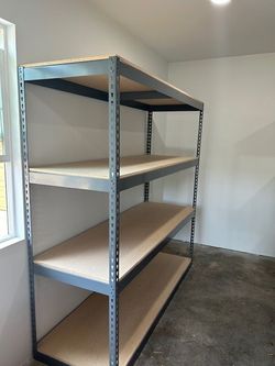 Industrial Shelving 72 in W x 24 in D Boltless 4 Tier Warehouse Racks Stronger Than Homedepot Lowes And Costco Delivery Available       