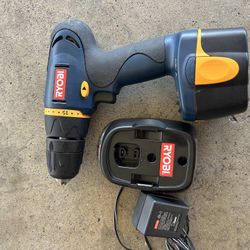 Ryobi 7.2v With Battery And Charger