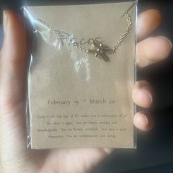 Pisces Horoscope Necklace 