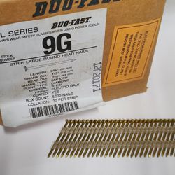 ~44lbs. Duo-Fast Strip Nails for Nailer Gun, 2-3/8" .113 Dia.