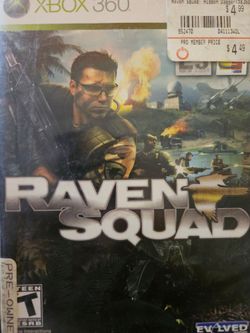 Raven Squad Xbox 360 game