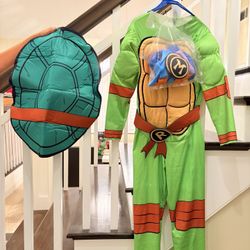 Kid Ninja Turtle Costume Age 7-8 