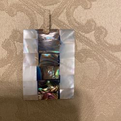 Mother Of Pearl And Abalone Pendant 