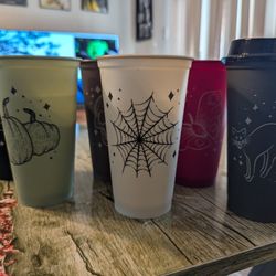 Starbucks Reusable Halloween Cups