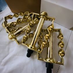 1/2” Pedals Gold Flat Twisted.. Low Rider bikes 
