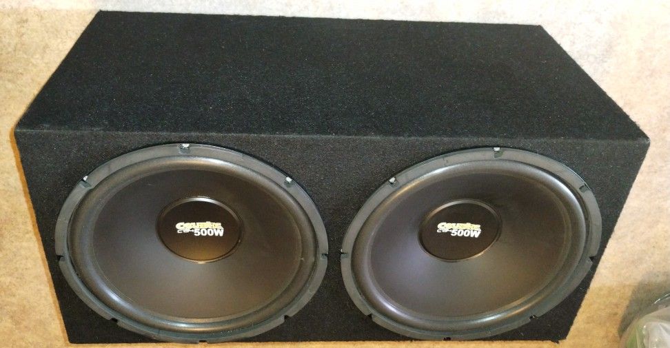 15" Coustic Subwoofers in box $90