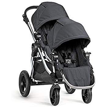 Baby jogger double stroller w/ skateboard attachment