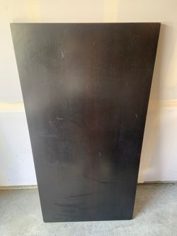 IKEA Black Desk Top 60”x30”